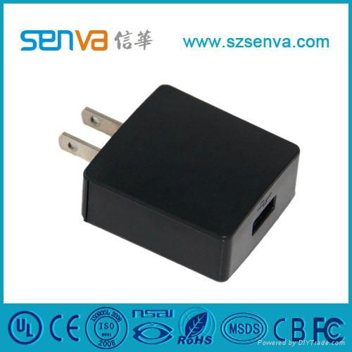 Portable AC DC Adapter with CE/CB/RoHS 5