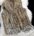 Raccoon fur vest