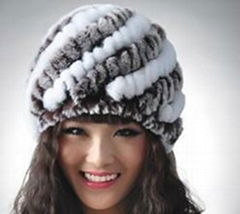 Rabbit fur hat