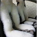 Fur car cushion 1