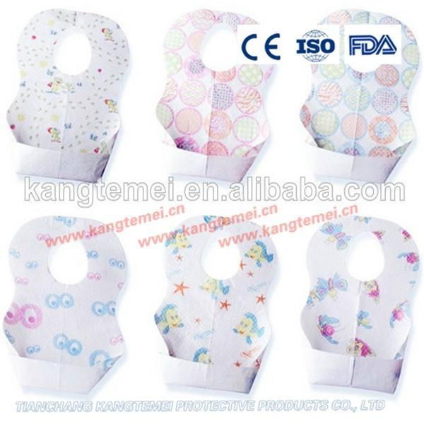 disposable non woven  non-woven baby bib 2