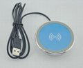 2014 Best Quality Hot selling  Mobile phone USB Power Wireless Charger Transmitt
