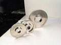 Magnetic tile forming grinding wheel  3