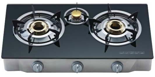  household Kitchen glass top gas stove