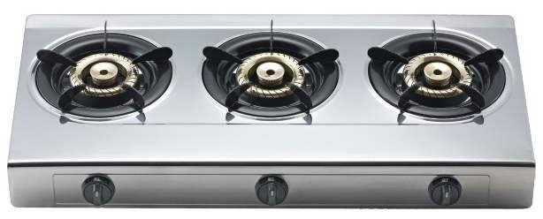  household Kitchen glass top gas stove 2