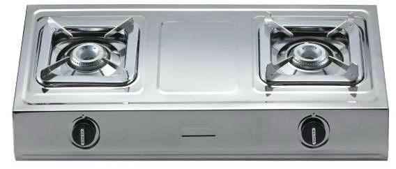  household Kitchen glass top gas stove 3
