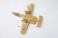 A-10A Thunderbolt II attack aircraft model airplane scale model