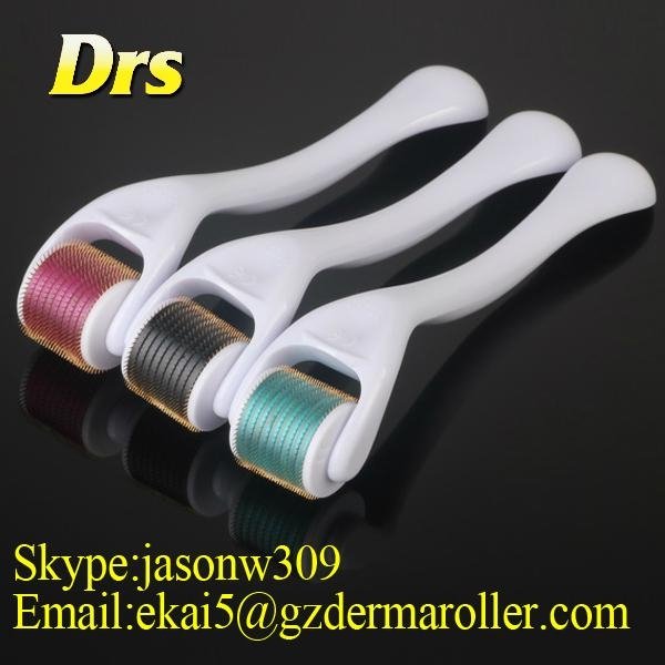 New design stainless steel DRS facial mesorollers 
