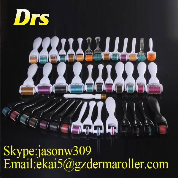 New design stainless steel DRS facial mesorollers  4