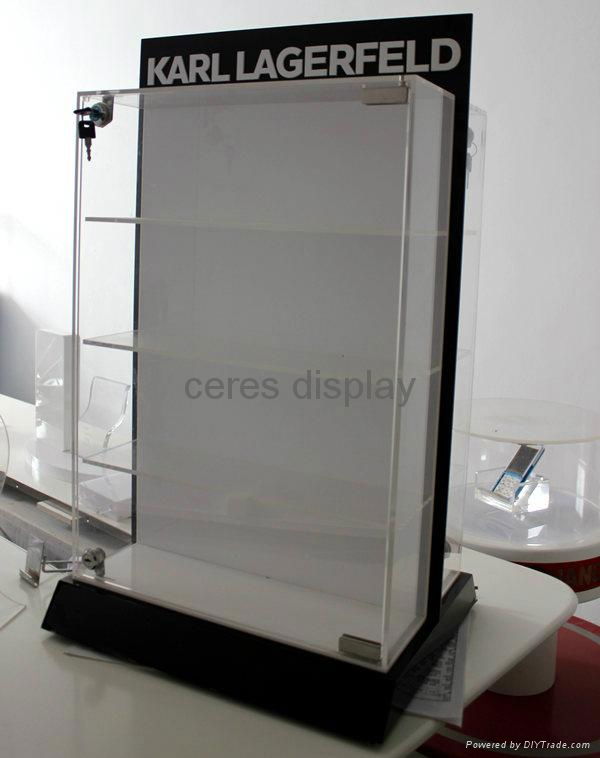 Acrylic Display stand for cosmetic smart phone acrylic display case 4