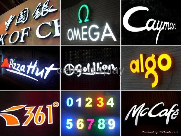 Luminous signs for brand apple sumsung huawei brand display luminous signs 5
