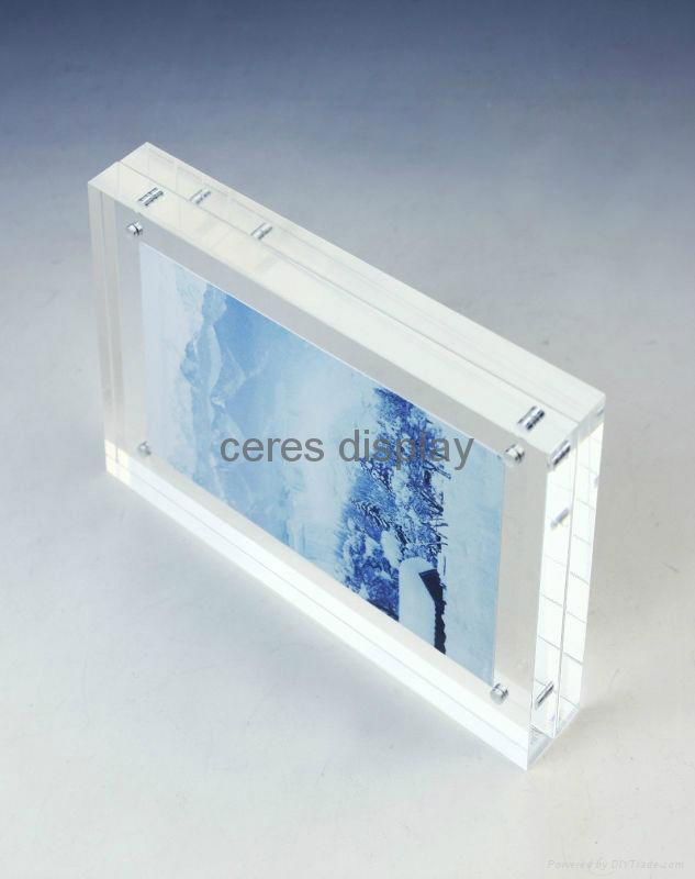 acrylic photo frame Luminous display stand 4