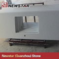 Newstar prefab quartz countertops with kitchen sink 5