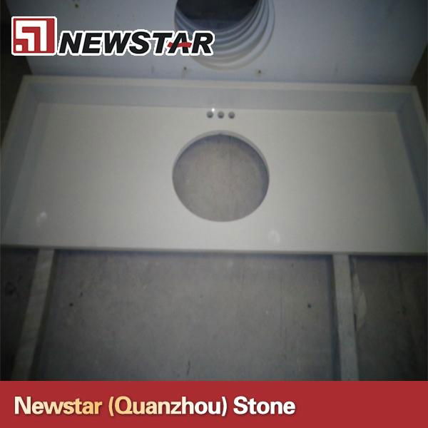 Cheap polished artificial quartz stone countertops 2