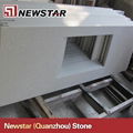 Cheap polished artificial quartz stone countertops 4