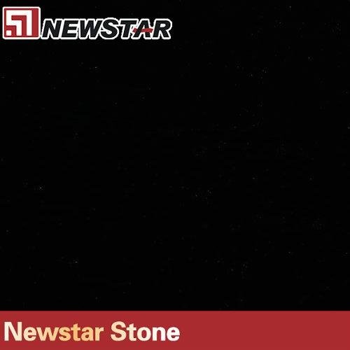 Newstar pure black quartz stone tile