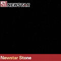 Newstar pure black quartz stone tile