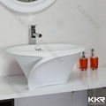 China factory cheap wash basin acrylic stone wash basin with pictures 