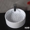 China factory cheap wash basin acrylic stone wash basin with pictures  2