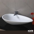 China factory cheap wash basin acrylic stone wash basin with pictures  4