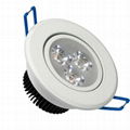 CE certified 9W LED Ceiling Spot Lamp 100 to 240V AC Voltage 35000h Lifespan