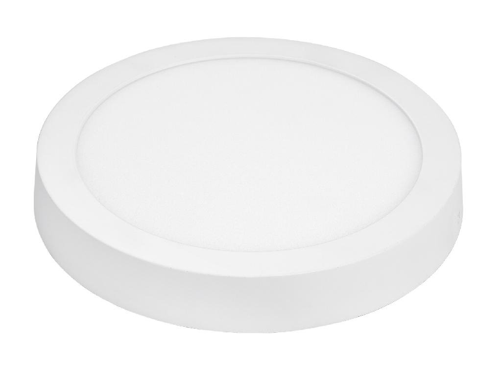 12W LED Surface Mounting Panel Lamp in Round Shape >0.8PF 2-year Warranty 5