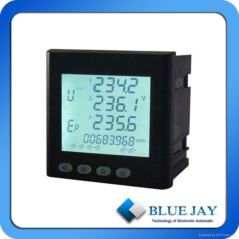 LCD display Electricity Energy Power Meter With RS485 MODBUS Port 2