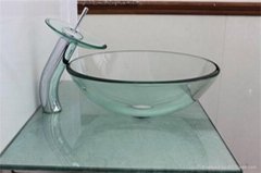 tempered glass sink 