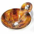 glass vessel sink