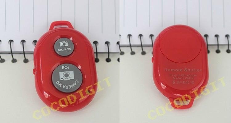 Wireless Bluetooth Camera Remote Control Self-timer Shutter For Samsung iphone 2