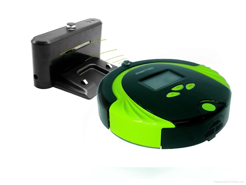 Robotic vacuum cleaner with two sides brush and UV light 2