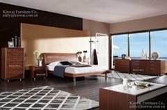 Lisbon bedroom furniture bed bedside table high chest double dresser