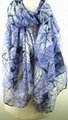 2014 Maple Leaf Print Scarf hot     For woman 3