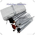 Wholesale cheap high quality top brand make up brush cosmetic brush set   3