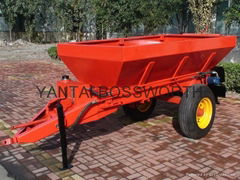 Fertilizer spreader truck