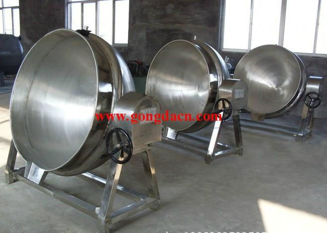stainless steel steam jacketed kettle