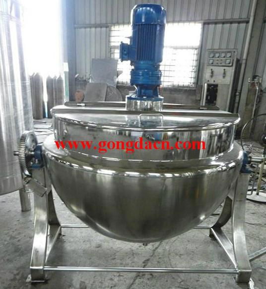 stainless steel steam jacketed kettle 3