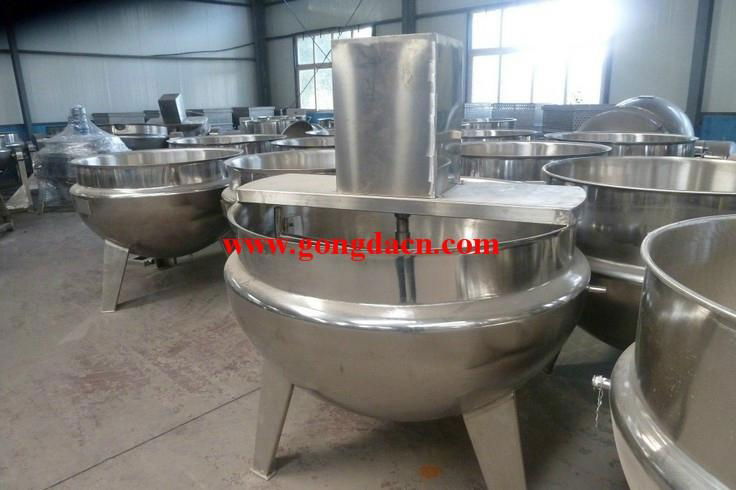 stainless steel steam jacketed kettle 5