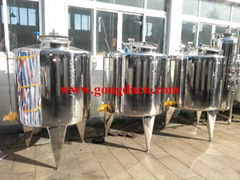 100L-5000L Shampoo Detergent Liquid Soap making machine mixing tank with Agitato