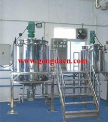 pharmaceutical homogenizer stainless steel mixing tank 