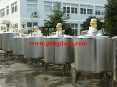 electric stainless steel mixing tank