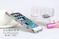 2014最新款 iPhone5心心相印手机保护套 景泰蓝镶钻边框 陶瓷机壳