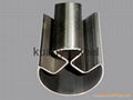 AISI 316L slotted tube for glass railing