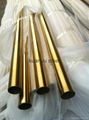 Stainless Steel Box Sections Tube With Golden Finish 2