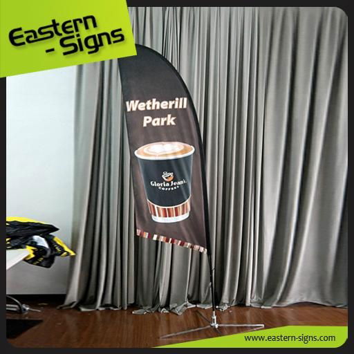 Outdoor advertising beach flags for sale