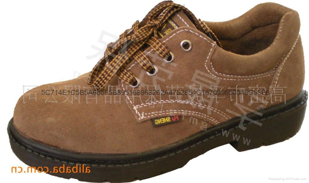  safety shoes, protective shoes leather Fu Sheng FS-305 2