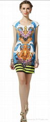 fashion printing dress