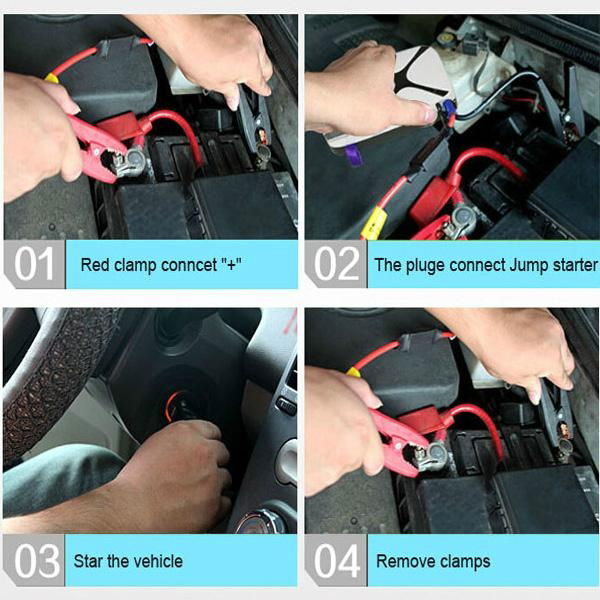 Small-Sized but Powerful Multifunctional Car Booster Lithium Battery Jump Start 5