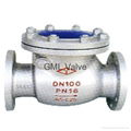 DIN swiing check valve