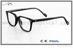 Mens Full Rim Vintage Retro plate myopia